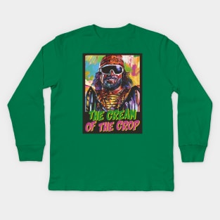 MACHO MAN - THE CREAM OF THE CROP PAINTING Kids Long Sleeve T-Shirt